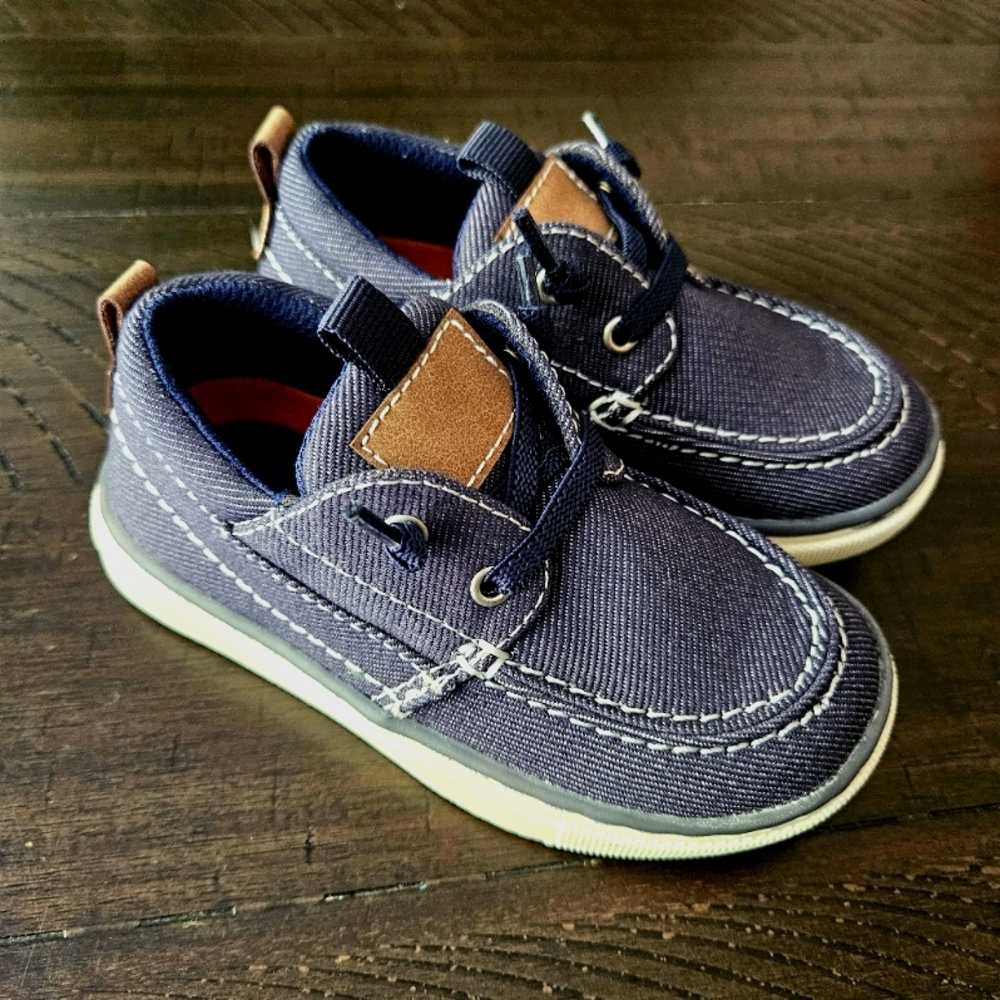 Nordstrom navy/denim toddler size 8 shoes